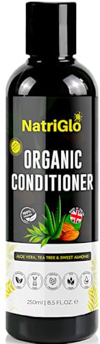 Organic Tea Tree Conditioner for Hair - Hair Conditioner for Dry Damaged Hair, Flaky, Itchy Scalp - Natural Hair Conditioner for Women & Men - Paraben, SLS, and Sulphate Free Conditioner