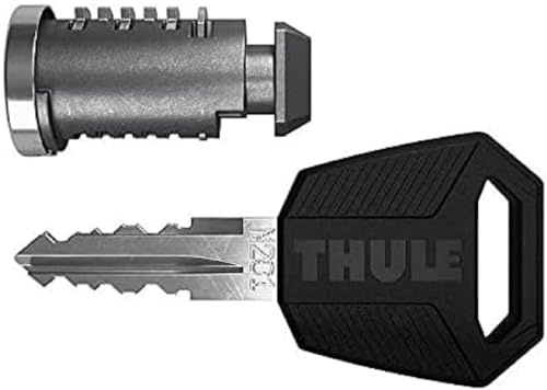 Thule Cylinder + Steel Key N201 Schlüsselanhänger, Unisex, Mehrfarbig, Einheitsgröße