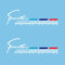Artstickers. 2 Stück, Aufkleber kompatibel mit BMW Limited Edition (20 x 6 cm), hergestellt für BMW Sport Mind (weiß)