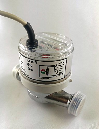 Débitmètre avec sortie d'impulsion Compteur d'eau Générateur de débit d'eau 1 Imp./L Qn 1,5m³/h