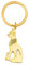 Amaxer Bastet Katze Ägyptische Göttin Schlüsselanhänger Antike Bastet Statue Edelstahlschmuck Anhänger Kette Schlüsselanhänger (Gold)