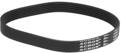 QUARKZMAN 1 Stück 145J PJ Keilrippenriemen 6 Rippen 14,5(368,3mm) Länge x 0,55(14mm) Breite x 0,14(3,5mm) Dicke Gummi Poly V Riemen Keilriemen Flachriemen Antriebsriemen Für Rasenmäher