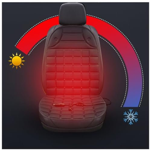 BesBet Scaldasedile Da Macchina, 12v Riscaldamento Rapido Cuscino Per Sedile Auto, Caldo Antiscivolo Sedile Riscaldato Per Auto, Adatto Per Il Viaggio