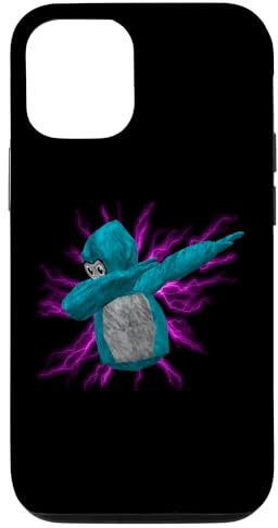 Hülle für iPhone 12/12 Pro Come At Me Bro Gorilla Monkey Tag Geschenke für VR Gamer, Blau