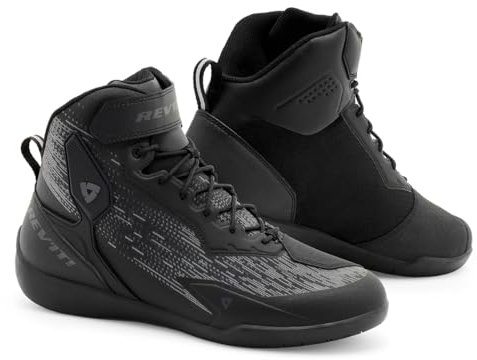 REV'IT! G-Force 2 Air Urban Sport Motorradschuhe (Schwarz/Anthrazit, Größe 39)