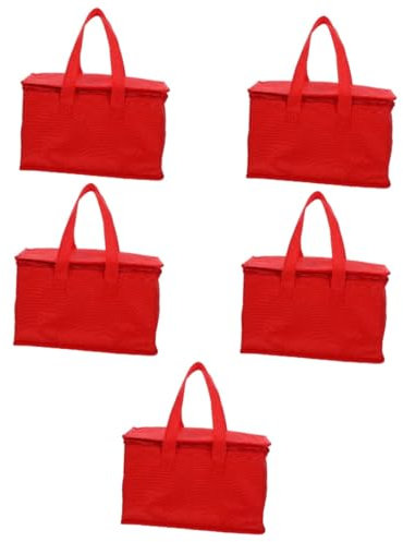 VANZACK 5stücke Oxford Cloth Isolierte Bento-tasche Für Lunch Mit Großer Kapazität Praktische Tragetasche Für Und Getränke Für Büro Picknick Und Ausflüge