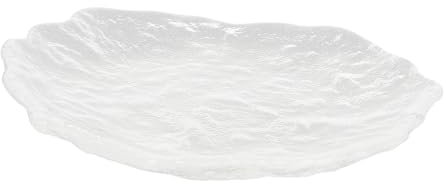 IMIKEYA Plato De Postre De Vidrio Bandeja Para Dulces Vajilla Práctica Para Servir Comida Transparente