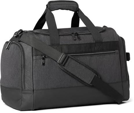 Amazon Basics Reisetasche, 50,8cm, Leicht, mit Schuhfach und Nassfach, Sporttasche für Reisen und Fitnessstudio, Schwarz