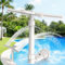 Fontana per piscine sopra e interrate, XJUGEZ 360° regolabile a 360 ° Dual Mode fontana irrigatore per piscina a cascata, accessori per piscina regolabili a pressione e altezza per piscine a terra