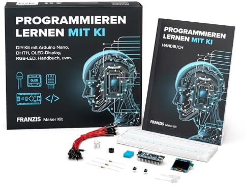FRANZIS 67236 - Mach's einfach - Maker Kit Programmieren Lernen mit KI