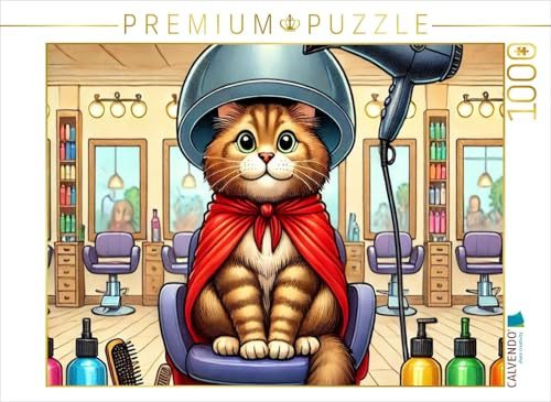 CALVENDO Puzzle Katzen-Glamour | 1000 Teile Lege-Größe 64 x 48 cm Foto-Puzzle für glückliche Stunden
