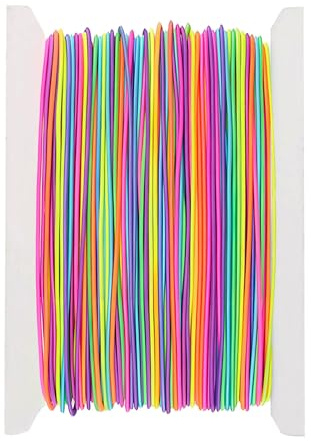 vaolmlop Elastische Schnur 100 m, Stretchband für Perlen, Armband, Schmuckherstellung, Basteln, DIY Dekoration und Geschenkverpackung