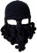 Metyou Perücke, Bartmütze, handgefertigt, gestrickt, warm, Wintermütze, Skimütze, für Damen und Herren Gr. Einheitsgröße, BZY-BLACK