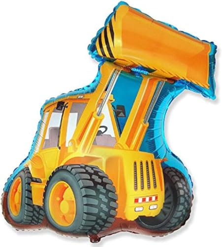 Ballonim® Bagger Ballon -XXL Riesenballon ca. 86cm Luftballons Folienballon Party DekorationGeburtstag