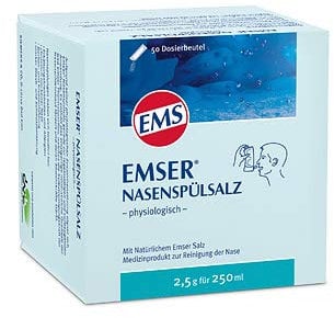Emser Nasenspülsalz Spar-Set 2x50 Btl. Zur gründlichen Reinigung Ihrer Nase mit natürlichem Emser Salz und Mineralien.