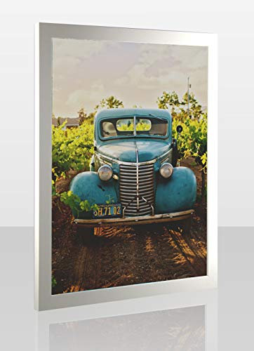 Bilderrahmen Monzetta Puzzlerahmen 75x98 Weiß Matt Schlicht 98x75 cm Klares Kunstglas