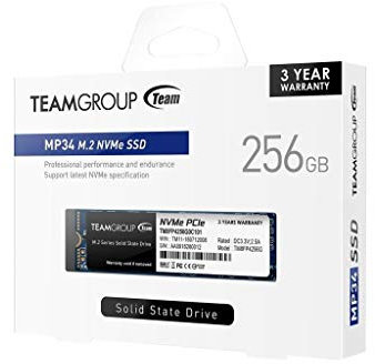 Team Group MP34 SSD M.2 NVMe 2280 256GB, TM8FP4256G0C101