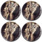 Biomar Labs® 4 x 65mm Aufkleber 3D Silikon Totenkopf Schädel Skull Für Radkappen Nabenkappen Radnabendeckel Rad-Aufkleber Nabendeckel A 4665