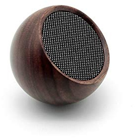 Gingko Design Tumbler Selfie Lautsprecher Natur Walnuss Holz Bluetooth Lautsprecher