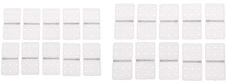 yotijar 20pc/lot Plastic Pinned Hinge for RC Radio Control Plane Fixed-Wing Parts