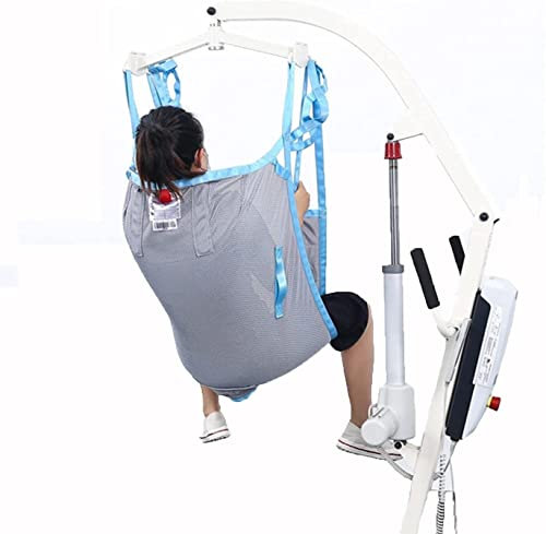 Tmendy Imbracatura per Sollevatore Disabili - Imbracatura Standard per Sollevapersone con Apertura Comoda per Bariatrica, Assistenza Infermieristica, Anziani, Disabili Medium