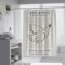 Pablo Picasso Art Duschvorhang Set mit Haken, Friedenstaube Picasso Home Art Gemälde Bilder für Badezimmerdekoration 180Wx220Lcm Duschvorhang