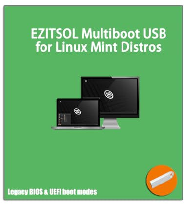 EZITSOL USB for Linux Mint 22 & 21.3 64bit, 19.3 32bit - 3IN1 Bootable Linux USB Flash Drive