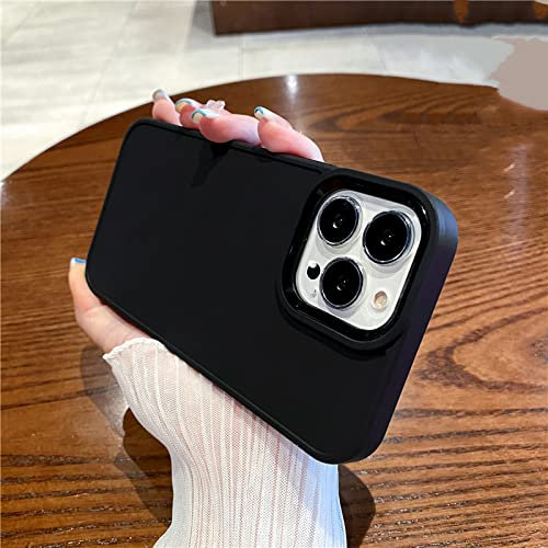 DENUVI Custodia per telefono in silicone per fotocamera per iPhone 13 11 12 Pro Max 13Pro 11 13 Cover posteriore opaca per paraurti morbido, T1, per iPhone 11