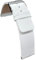 diloy Lederarmband für klassische Uhr – Glattes Rindsleder ohne Nähte, minimalistisches Design – Größen 18mm, 20mm, 22mm, 24mm, 26mm, 28mm, 30mm 327 Weiß 18mm