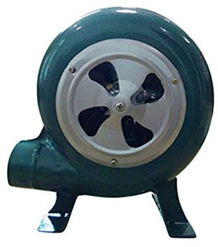 Soplador de forja for Barbacoa, soplador centrífugo eléctrico de 220 V, Campana de Viento Ajustable, Motor de Alambre de Cobre de Doble cojinete, Cable de alimentación de 1,8 m, soplador de lámina de