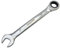 DAKCOS Llave combinada de carraca 17mm Llave fija con trinquete en Cr-V con acabado cromado mate