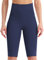 Laufhose Damen Kurz, Knielang Dünn Cycling Gym Shorts Shapewear Leicht Mit Taschen Große Größen Fitness Boxershorts Jogginghose Mit Bein Sport Sommer High Waist Radlerhose Hotpants