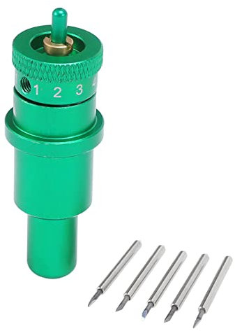 Loufy 60 Grad 5 StüCke Plotterklingen Vinylschneider für Graphtec Silhouette Cameo 4 Plus Pro Portrait 3 und 1 StüCk Klingenhalter