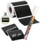 NANXJIUR 180 Pcs Chalkboard Labels, Reusable Blackboard Stickers with 1 Liquid Chalk Marker, Waterproof Chalkboard Stickers for Mason Jars, Parties Decoration, Craft Rooms, Bottle, Office Organize