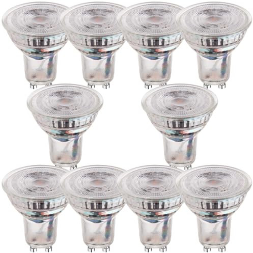 Wesome Lighting GU10 LED Dim to Warm Glühbirnen, 4,5W 400LM, 2200K-3000K Farbtemperatur, 36° Abstrahlwinkel, Dimmbar, 10er Pack