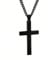 CarPlusStudio Cross Necklace for Men Women - Cross Pendant Chain 316L Stainless Steel Silver/Gold/Black Cross Chain Necklaces Gifts for Easter, Birthday, Christmas
