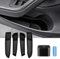 Canvcle Lot de 6 boîtes de rangement côté porte et poubelle pour Tesla Model 3 Highland 2024, 2025, 2026, accessoires de porte avant et arrière, plateau de rangement avec sacs poubelle
