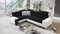 All4All Ecksofa mit Schlaffunktion Margo II 283x207 cm - Schlafsofa mit Bettkasten - Sofa in L-Form - für 4 Personen - Seite Links - Gewebe mit Kunstleder - Schwarz/Weiß - Modern 26