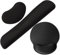 Lostwry Tapis de souris avec repose-poignet, ensemble de tapis de souris, repose-poignet ergonomique, repose-poignet, pour les voyages, le travail et les jeux, noir