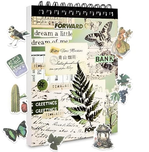 656 Stück/50 Blatt Scrapbooking Sticker Set Scrapbooking Aufkleber Scrapbook Stickers Scrapbook Zubehör Sticker Fotoalbum für DIY Scrapbook Zubehör Fotoalbum Notizbuch Journal