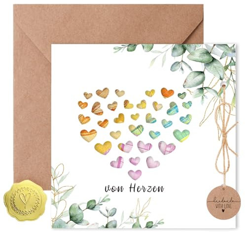 Sugeru Herz-karte, Geldgeschenk Hochzeit mit Umschlägen | Hochzeitsgeschenke für Brautpaar | Karte Hochzeits, Hochzeitsgeschenk Geld, Glück verschenken für Hochzeits Brautpaar