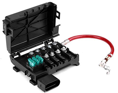 Sicherungskasten Batterieklemme Batterie Sicherungskastenhalter mit Terminal Batterie Sicherung Box Halter für MK4 99-04 1J0937550A