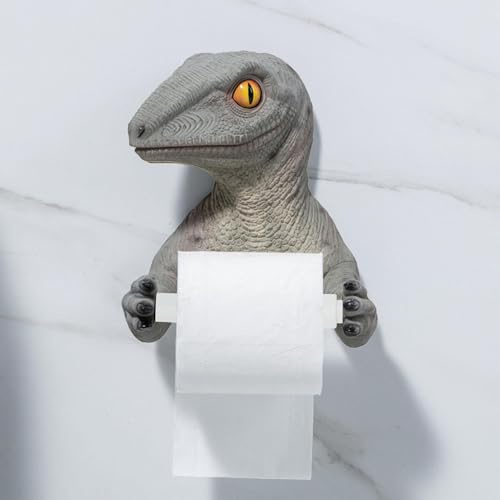 Dinosaurier-Toilettenpapier-Spender – Stoffleiter, Rollen-Organizer aus