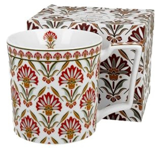 Duo Jumbo Becher Geometric CARNATIO – 0,75l New Bone China Porzellan