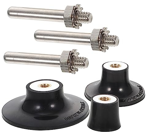 Gogogmee Disc Pad Halter Schnellspann Adapter für Bohrmaschine Schleifscheiben Klettteller Schleifteller Zubehör für Polieren Oberflächenbehandlung