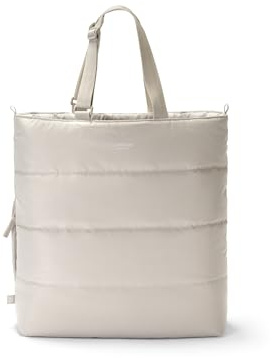 LARKSON Puffer Tasche Damen - Greta - Puffy Tote Bag zum Wenden - Gesteppte Schultertasche für Arbeit, Shopping, Uni - Handtasche Wendbar - Wasserabweisend