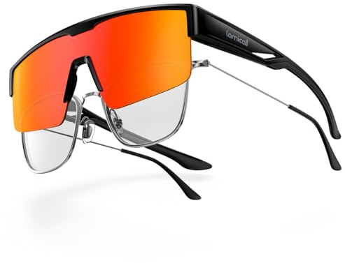Lamicall Überzieh Sonnenbrille, UV400 Fahrradbrille für Brillenträger | [25g TR-90 Ultraleicht] Polarisierte Sonnenbrille über normale Brille für Herren & Damen, Überziehbrille für Fahrrad, Auto