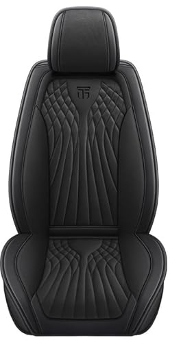 RAKTDA Autositzbezüge für Tesla Model Y Juniper 2025 2026, Schonbezüge Sitzschoner, Sitzbezüge Auto Leder, Wasserdicht, Atmungsaktiv, Bequemes Fahren, Black