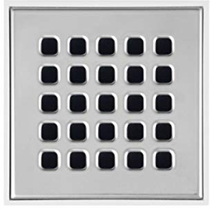 Jimten 31624 - Rejilla square 98x98mm inoxidable