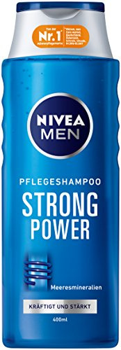 Nivea Men Strong Power Hair Care Shampoo Pack of 3X 400 ml